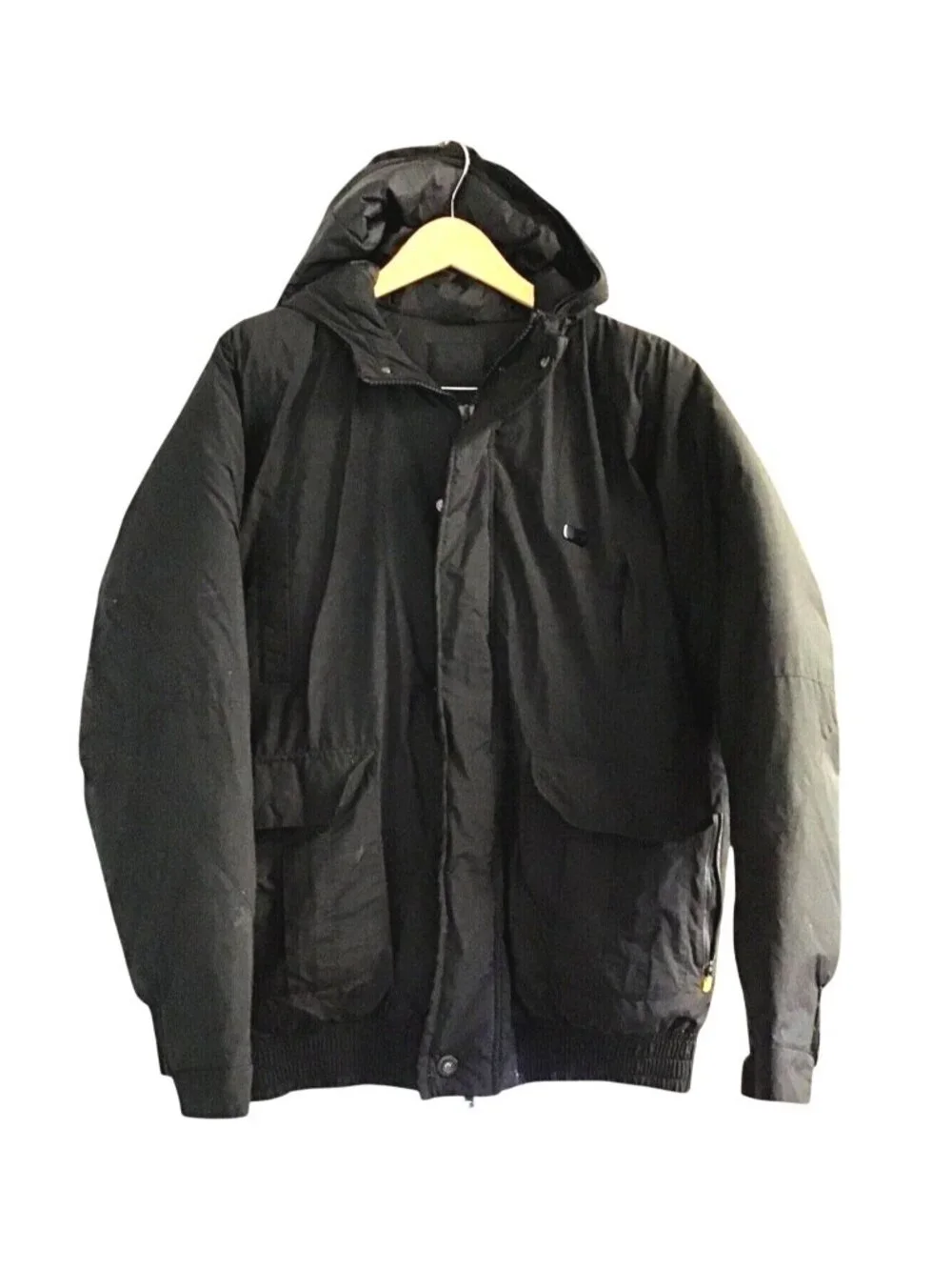 DC- MENS BLACK ULTRA WARM POCKETS ZIPUP PUFFER JACKET SIZE MEDIUM